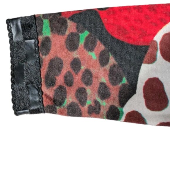 NWOT Minkas Artsy Stretch Knit Jacket Cardigan Size L - Picture 6 of 6